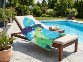 Detské pončo DINOSAUR farebné Rozmer: 60 x 120 cm