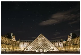 Obraz - Louvre v noci (90x60 cm)