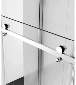 Rea Nixon, sprchovací kút s posuvnými dverami 140(dvere) x 90(stena), pravý, číre sklo, chrómový profil, KPL-00424