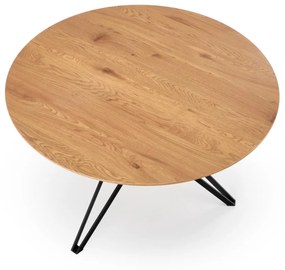OKRÚHLY JEDÁLENSKÝ STÔL COSIMO ZLATÝ DUB 120 cm