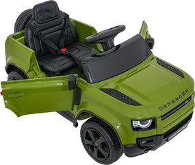 Elektrické autíčko Land Rover Defender zelené