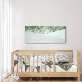 Obraz - Abstrakcia štetcami (120x50 cm)