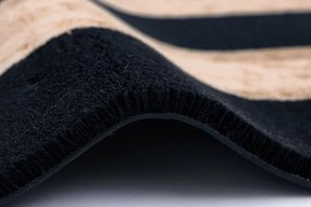 Koberec Agnella Agnus Art Deco II čierny