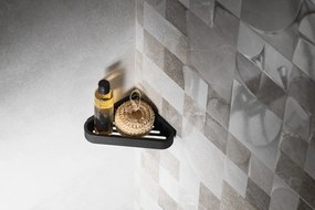 Gedy Gedy, SMART polica rohová, 170x30x170mm, čierna matná, 328314