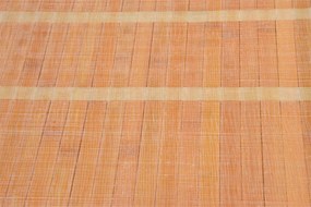 Oranžová bambusová rohož za posteľ - metráž Šírka rohože: 70 cm, Dĺžka rohože: 1200 cm