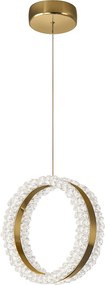 Toolight Toolight, závesné LED osvetlenie 20cm, 14W, 3000K, LHJ098-CP, zlatá, OSW-60043