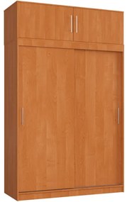 Skriňa s posuvnými dverami a nadstavcom 150 cm CLP mono olcha