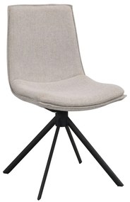 Béžové otočné jedálenské stoličky v súprave 2 ks Lowell - Rowico