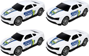 LEAN Toys Policajné nákladné auto, odťahovka, Lora, preprava policajných vozidiel, autá, svetlá, zvuky