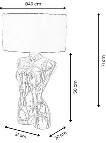 Italy design svietidlo Woman's Bust