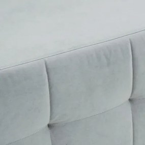 Prešívaná 3-miestna pohovka LILI svetlosivá