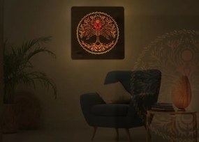 Obraz strom Život s led podsvietením