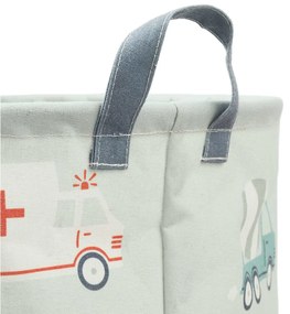 A Little Lovely Company - úložný kôš na hračky - vozidlá