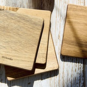 Sada podložiek pod poháre MOOKA štvorcových 893815 (4 ks)