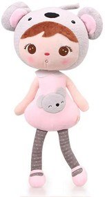 Metoo bábika Koala XL, sivá/ružová