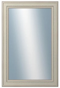 DANTIK - Zrkadlo v rámu, rozmer s rámom 40x60 cm z lišty STEP biela (3018)