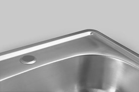 Aqualine Aqualine, Nerezový drez 48x18x48cm, AQ4848B
