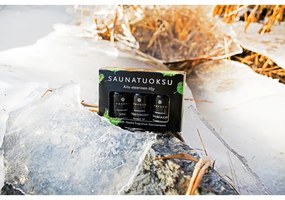 Set vôní do sauny Emendo 3x10ml / Salmiak, Borovica, Sisu