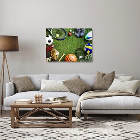 Sklenený obraz - Šport (70x50 cm)