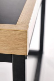 Čierny konferenčný stolík VENTUO LINEAR