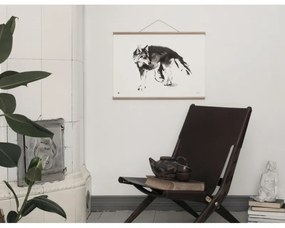 Rám na plagát, šírka 70cm / dub