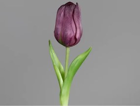 Umelá kvetina Tulipán 20 cm, fialová%