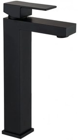 Mexen CUBE - Vysoká umývadlová batéria, čierna, 72910-70