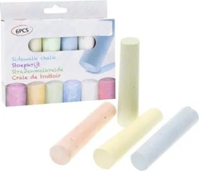 Kriedy na maľovanie farebné, 6 ks%