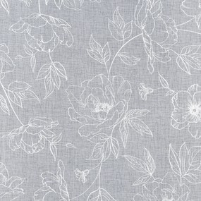 ZÁCLONA NA KRÚŽKOCH BELLE 140X250 CM VZOROVANÁ