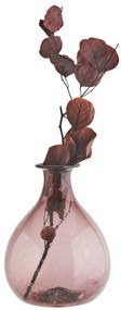 MADAM STOLTZ Váza z recyklovaného skla Dark Purple