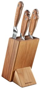 Súprava nožov so stojanom 5 ks Feelwood – Tescoma
