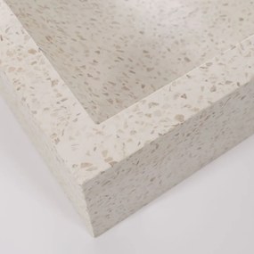 Umývadlo z terrazzo Kave Home Sunday, 45 x 40 cm