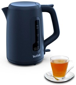 Tmavomodrá plastová rýchlovarná kanvica 1,7 l KO2M0410 – Tefal