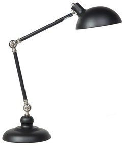 Moderná čierna stolná lampa na čítanie alebo písanie MERAMEC  Beliani