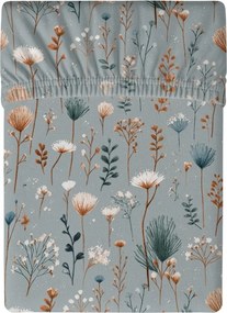 Plachta z mikrovlákna BOTANIC FIELD sivá 90x200 cm