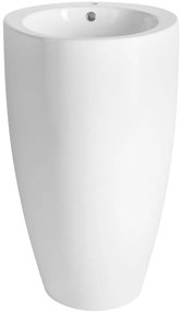 Aqualine Aqualine, Keramické umývadlo voľne stojace, 50x84cm, biela, VS701