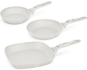 BerlingerHaus Súprava panvíc s titánovým povrchom Sahara Marble, 2+1 ks