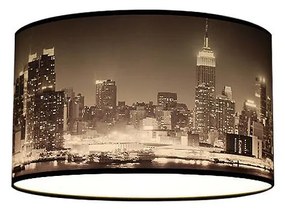 LAMPDAR Stropné svietidlo CITY čiernobiele mrakodrapy 2xE27/60W/230V 105