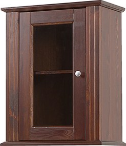 Comad Kúpeľňová skrinka závesná horná Retro 40 hnedá