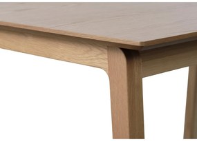 Rozkladací jedálenský stôl s doskou v dubovom dekore v prírodnej farbe 95x200 cm Bari – Unique Furniture