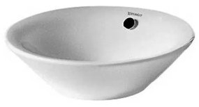 DURAVIT Starck 1 umývadlová misa bez otvoru, bez prepadu, priemer 530 mm, s povrchom WonderGliss, 04085300001