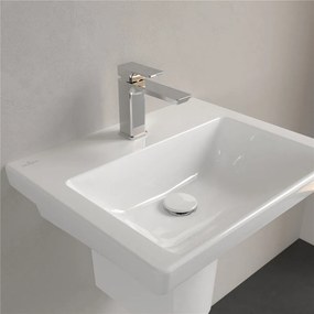 VILLEROY &amp; BOCH Subway 3.0 závesné umývadlo s otvorom, bez prepadu, 550 x 440 mm, biela alpská, 4A705601