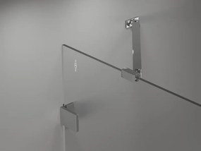 Mexen Lunar-B, sklápací sprchový kút ľavý 95 x 90 cm, 8mm číre sklo, chrómový profil, 832-095-090-01-00-L