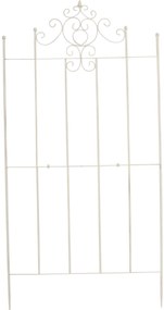 2x Mriežka na popínavé rastliny Paula - 180 x 85,5 cm - Krémová antik