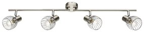 Globo 54809-4 - Bodové svietidlo TEXAS 4xE14/40W/230V matný chróm