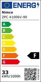 Nimco Čierne LED zrkadlo 1200x650 s dotykovým senzorom - ZPC 41006V-90