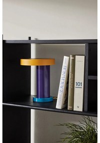 Fialová LED stmievateľná stolová lampa (výška 25 cm) Magic – Hübsch