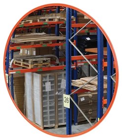 Interiérové nerozbitné zrkadlo, kruhové, priemer 450 mm