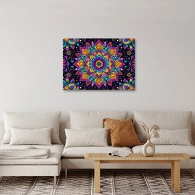 Obraz - Kaleidoskopická mandala (70x50 cm)