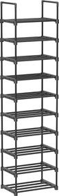 XXXLutz REGÁL NA TOPÁNKY, čierna, 45/174/30 cm Boxxx - Online Only drobný nábytok - 002543007701
